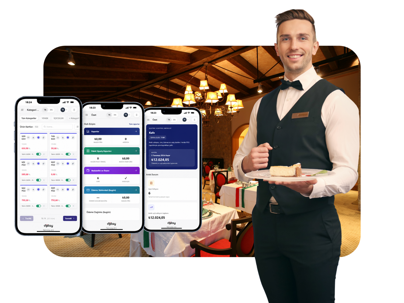 Dijitay — restoran otomasyonu ve mobil uygulama